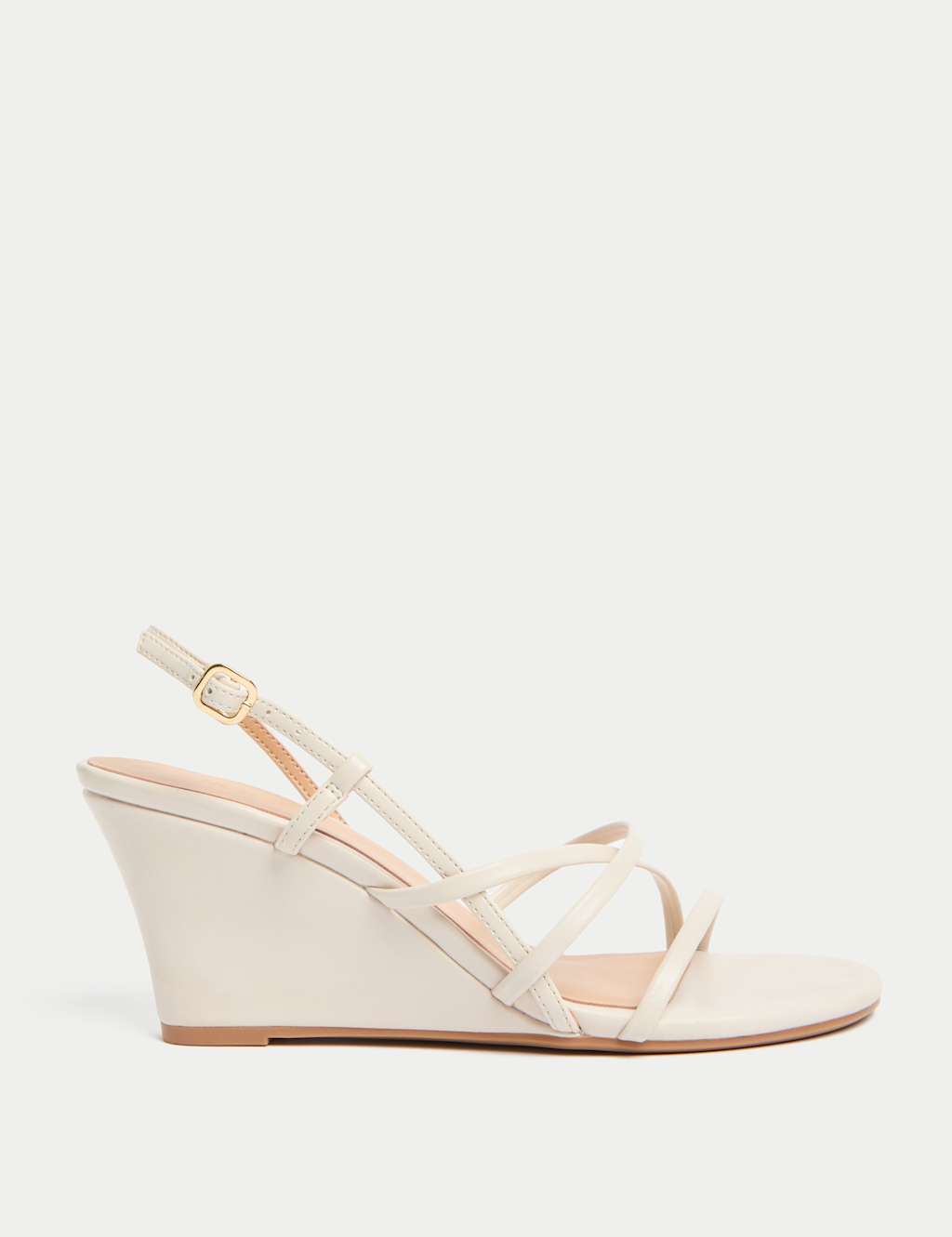 Buckle Wedge Sandals