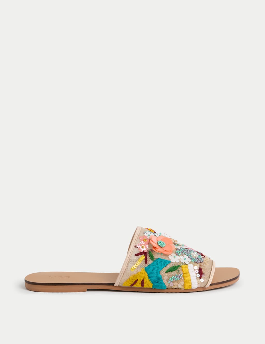 Sequin Flat Mules