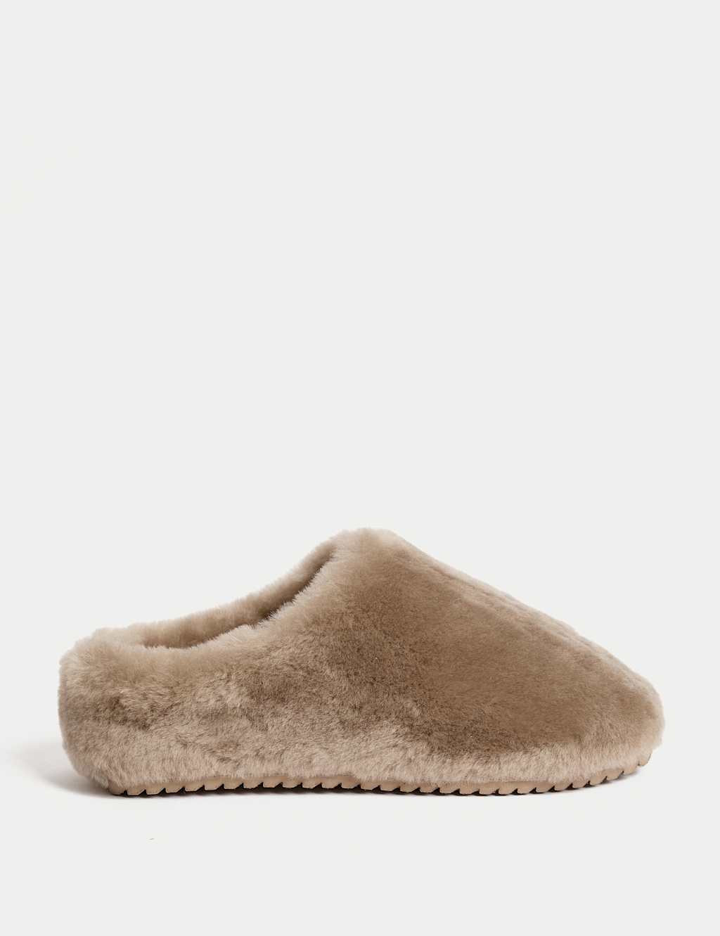 M&S Shearling Mule Slippers Mink