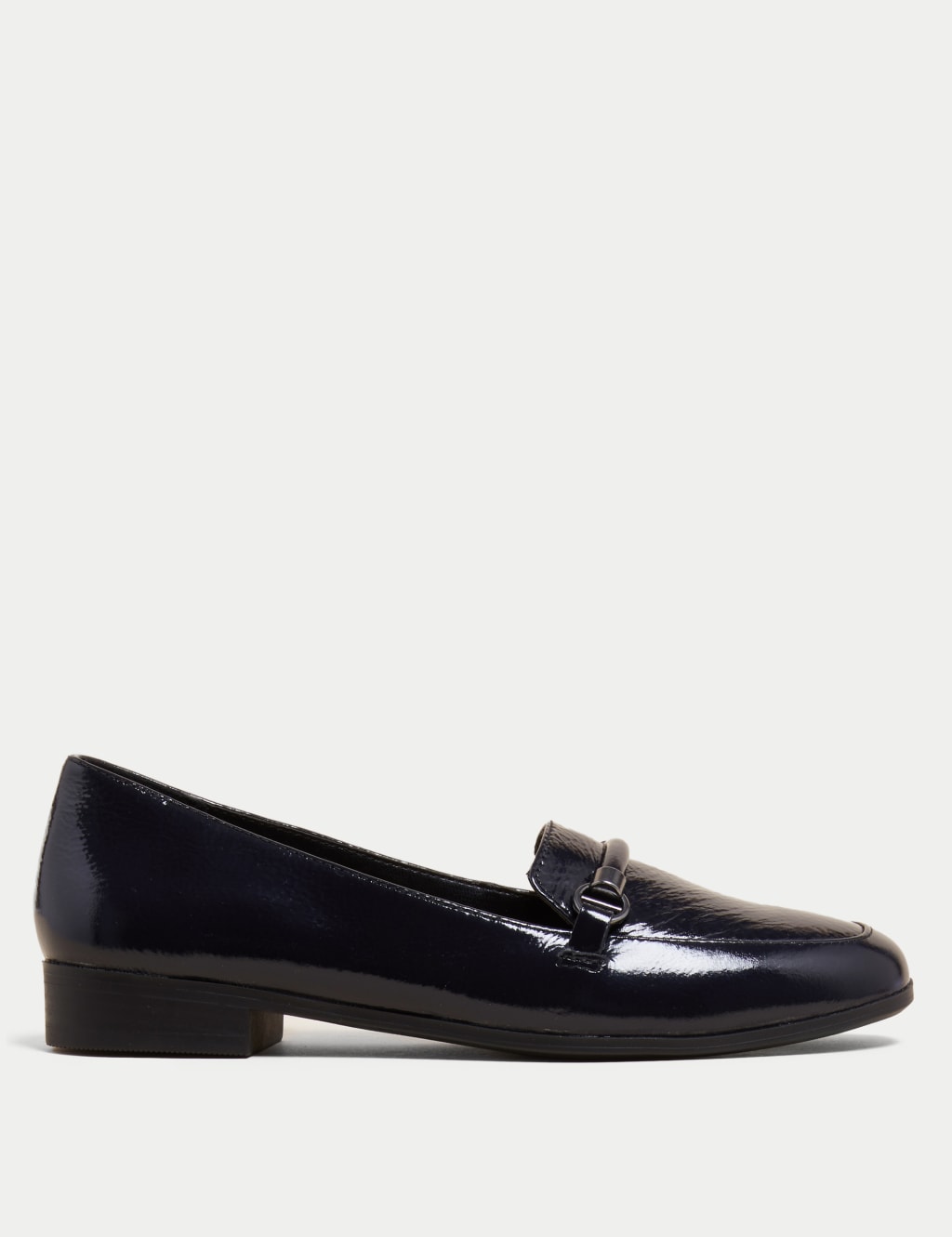 M&s black flat shoes deals