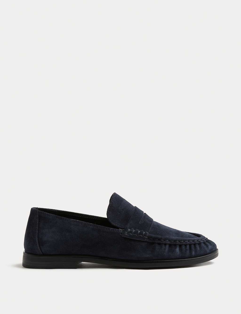 M&S Suede Loafers Navy