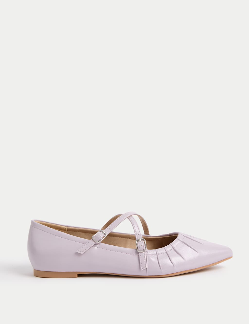 Strappy Pointed Ballet Pumps