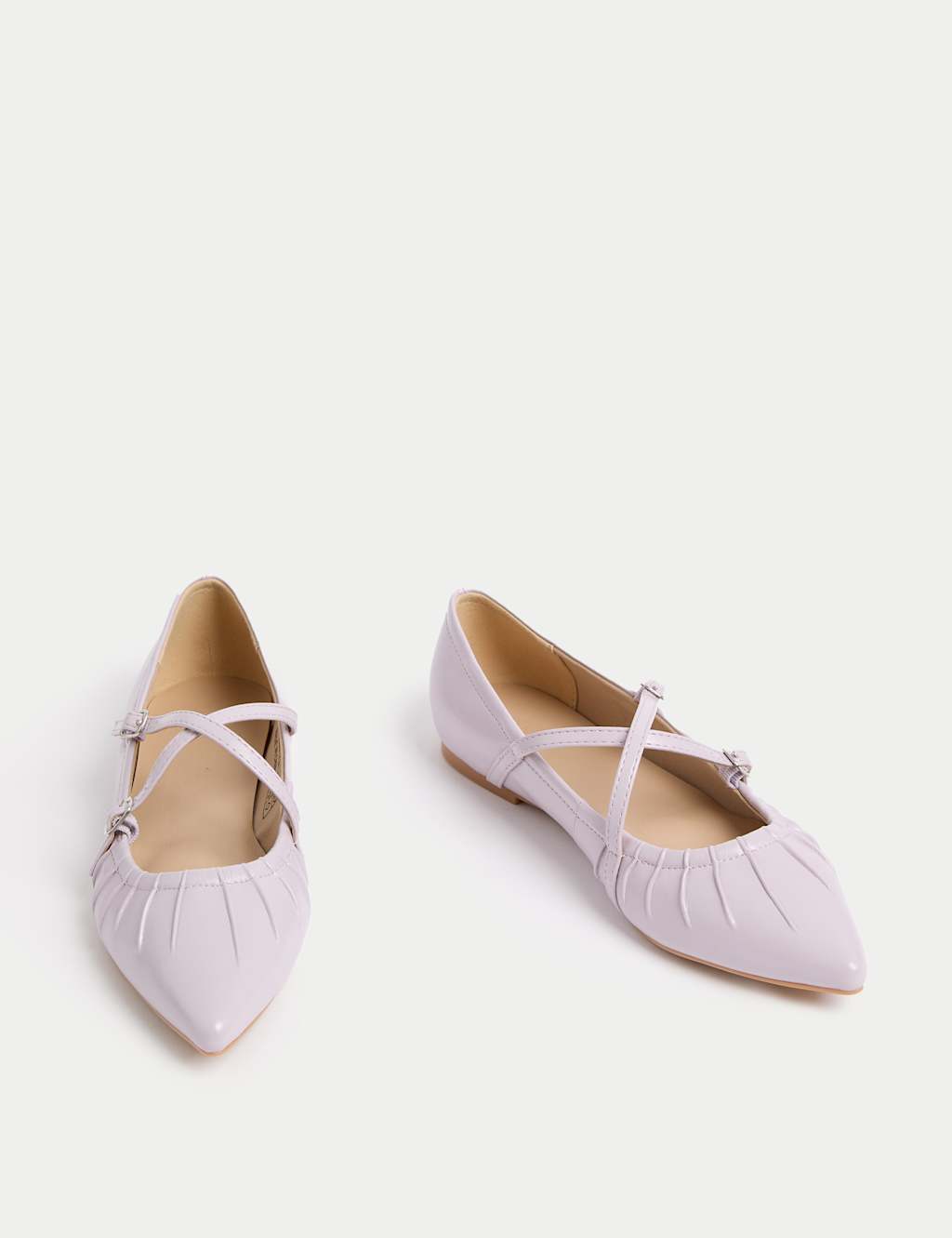 Strappy Pointed Ballet Pumps