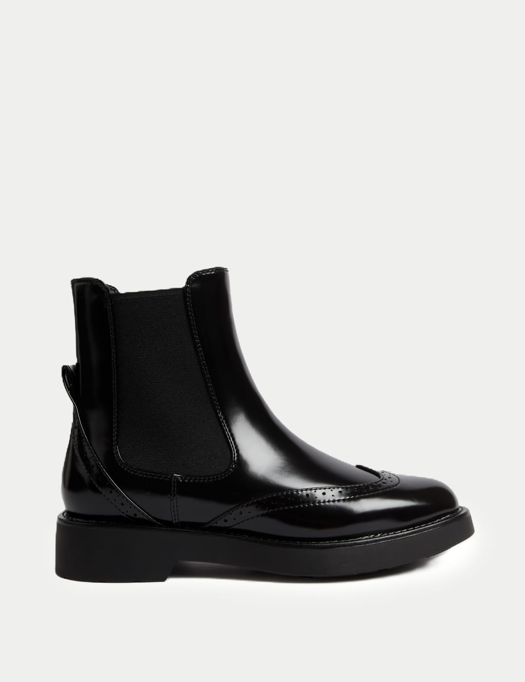 Marks and spencer black boots on sale