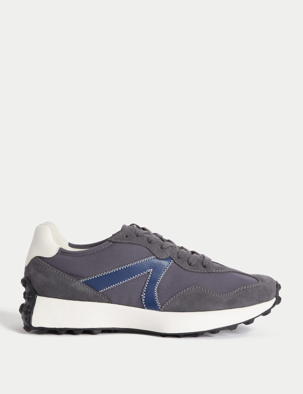 Leather Side Detail Trainers