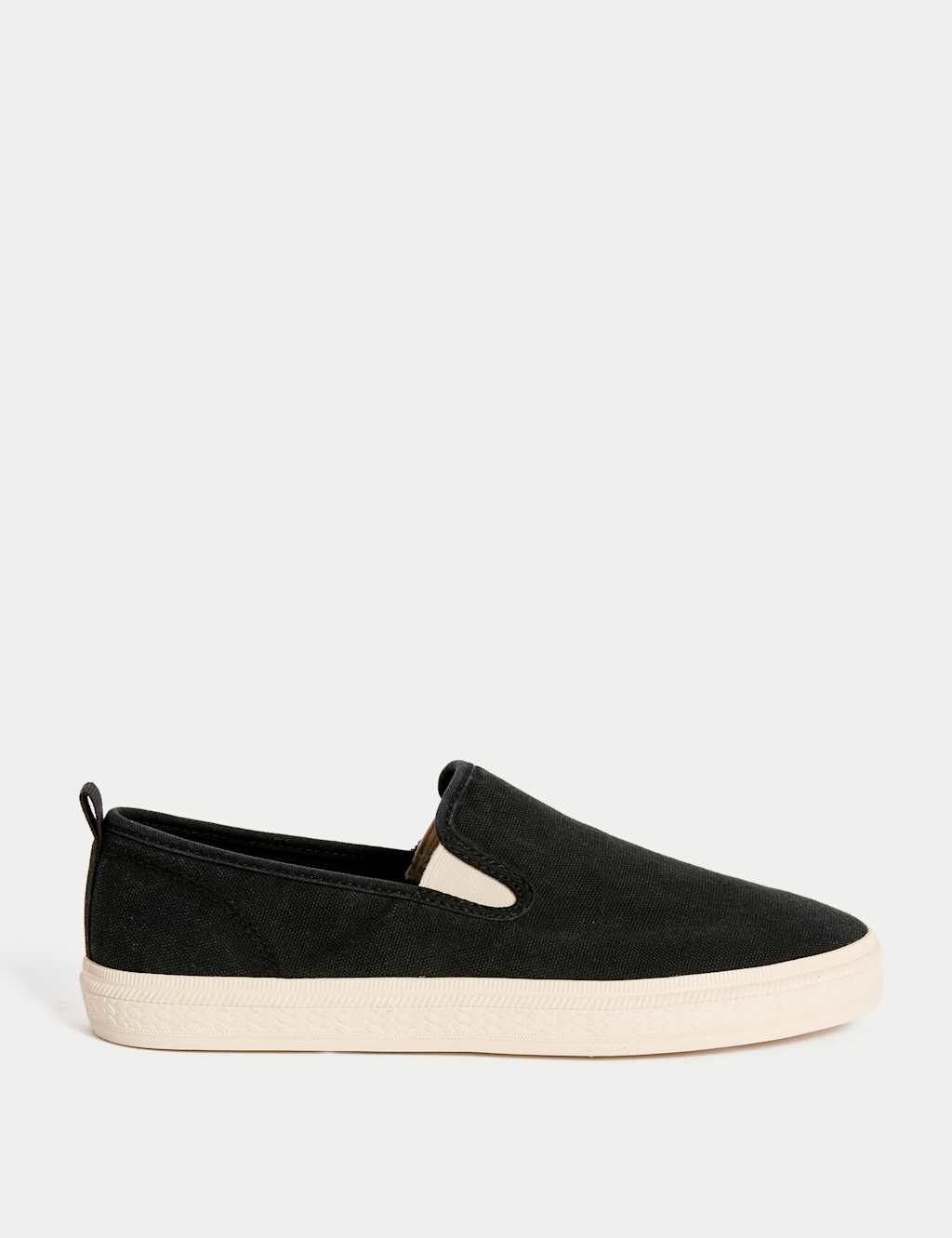 Slip On Plimsoll Trainers With Freshfeet™