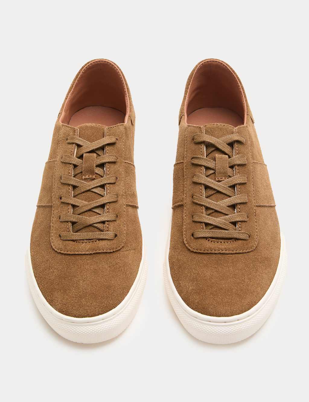 M&S Women's Suede Trainers - 6 - Tan
