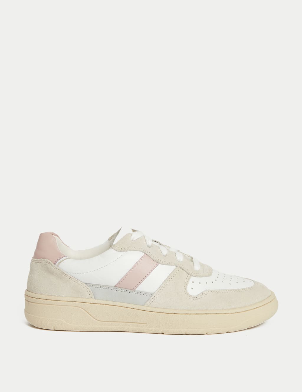 Leather Side Detail Trainers
