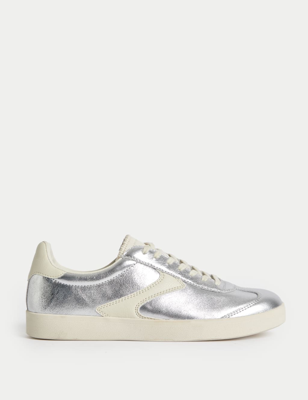 Leather Cupsole Side Detail Trainers