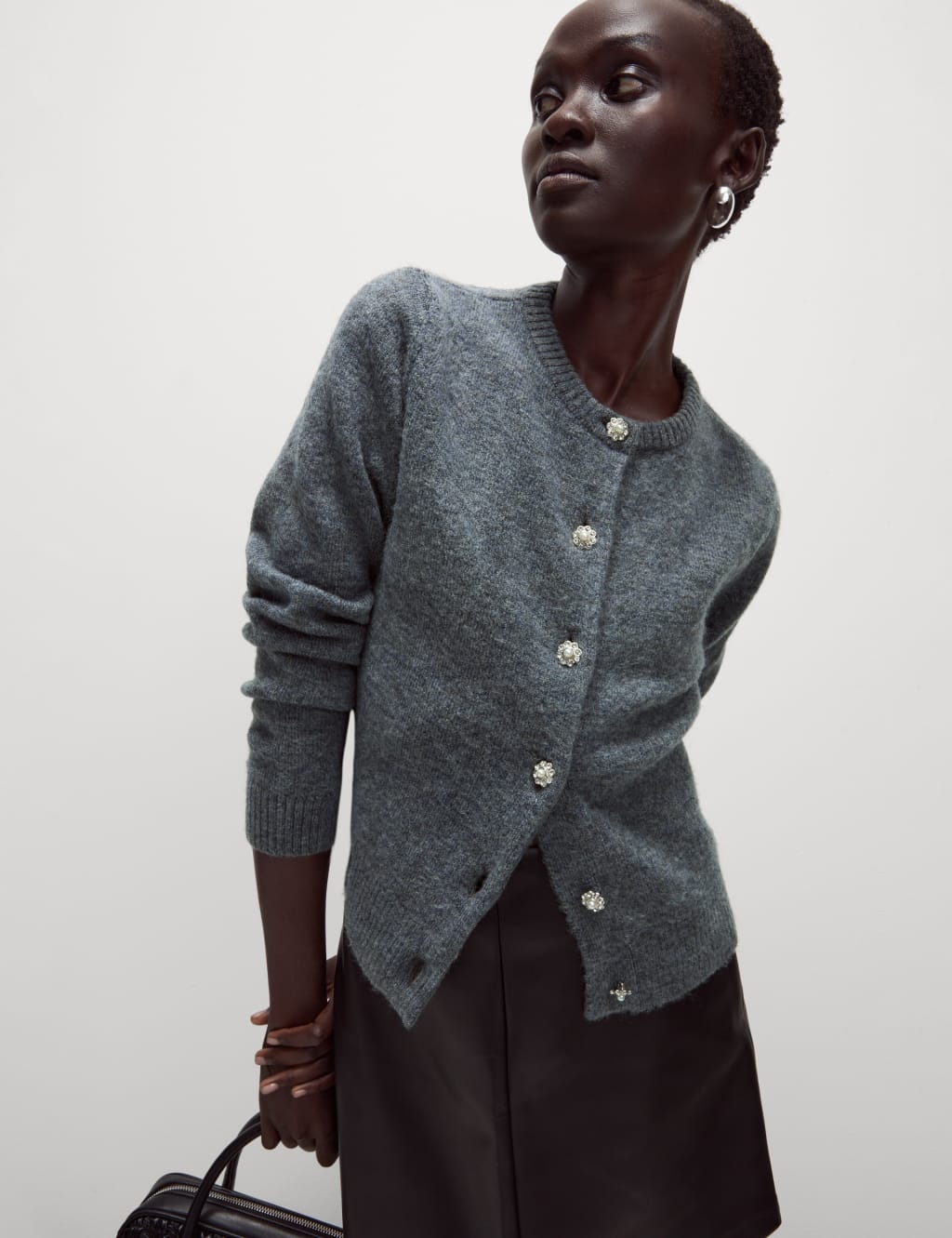 Women s Grey Cardigans at M S