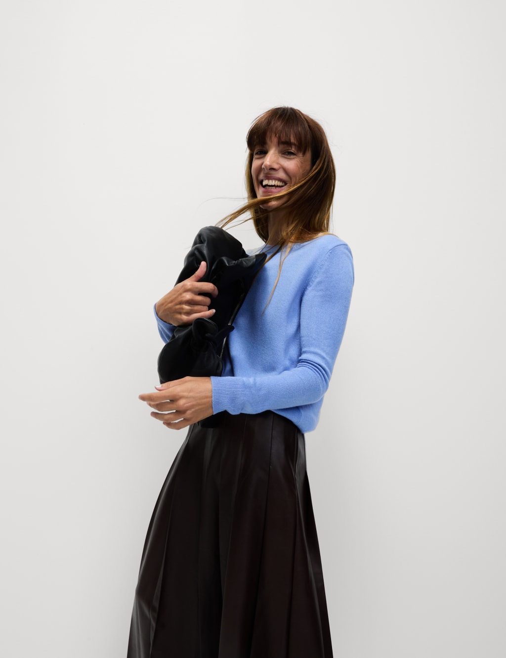Marks and spencer blue jumper online