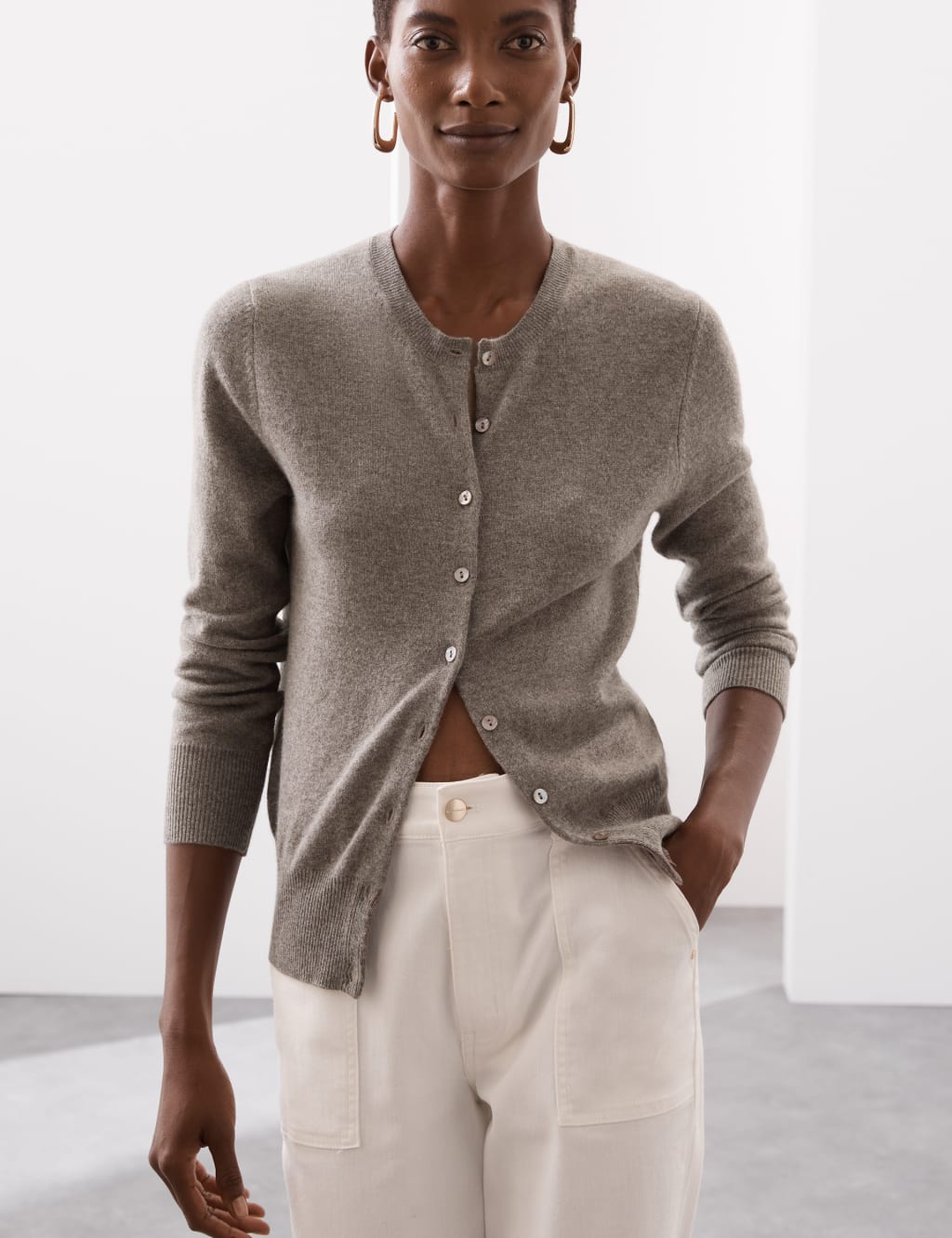 Marks and spencer ladies cashmere cardigans sales