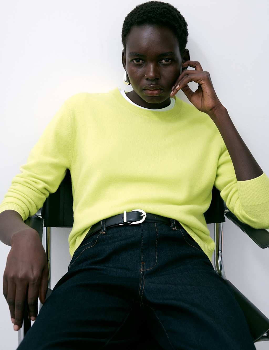 Pure Cashmere Crew Neck Jumper