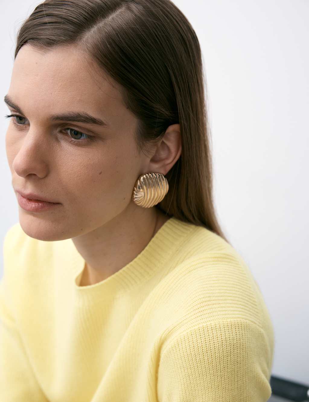 Merino Wool Rich Knitted Top with Cashmere