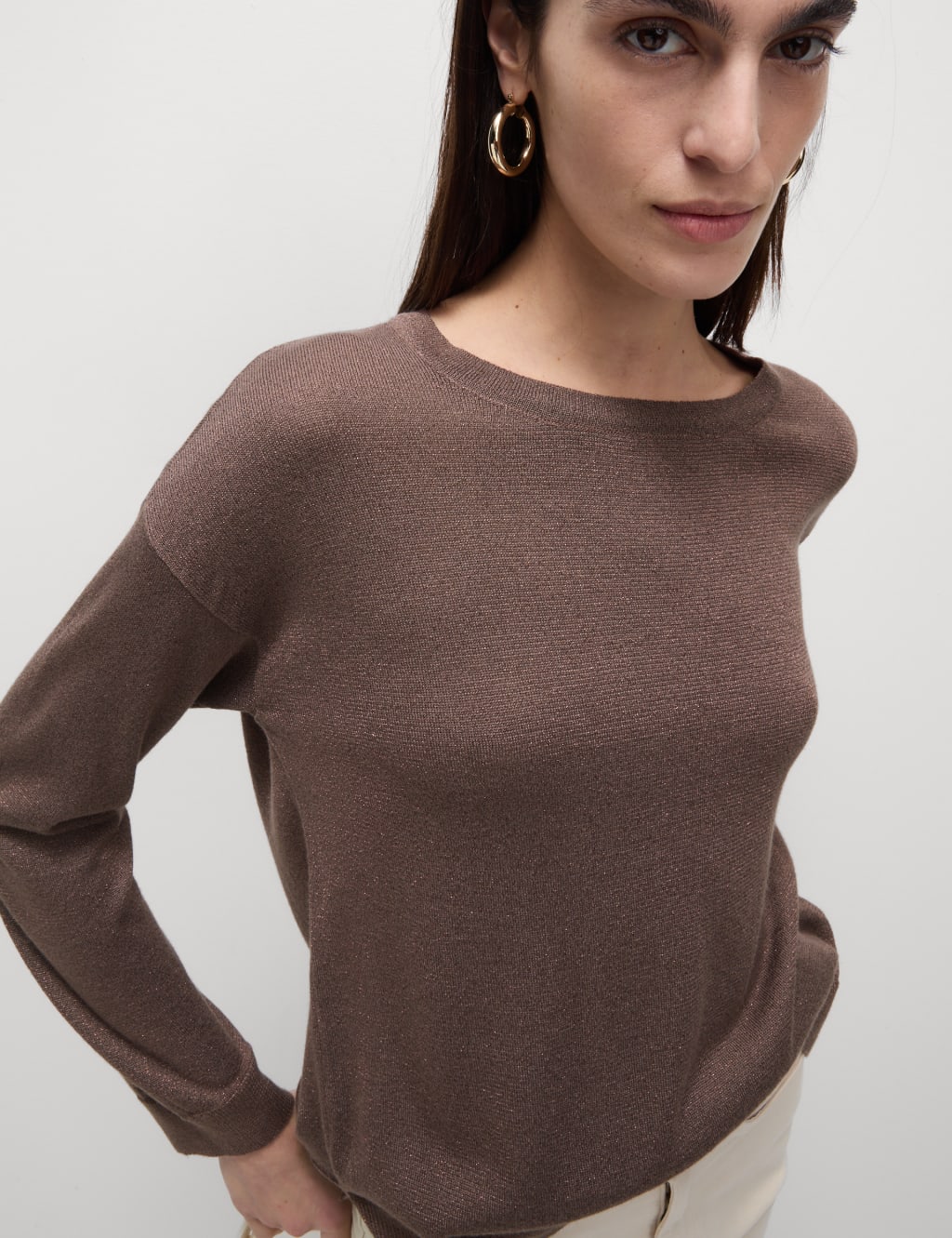 Ladies tan jumpers clearance