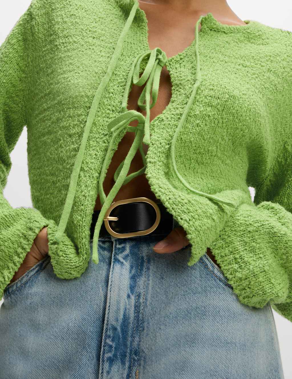 Cotton Rich Textured Cardigan