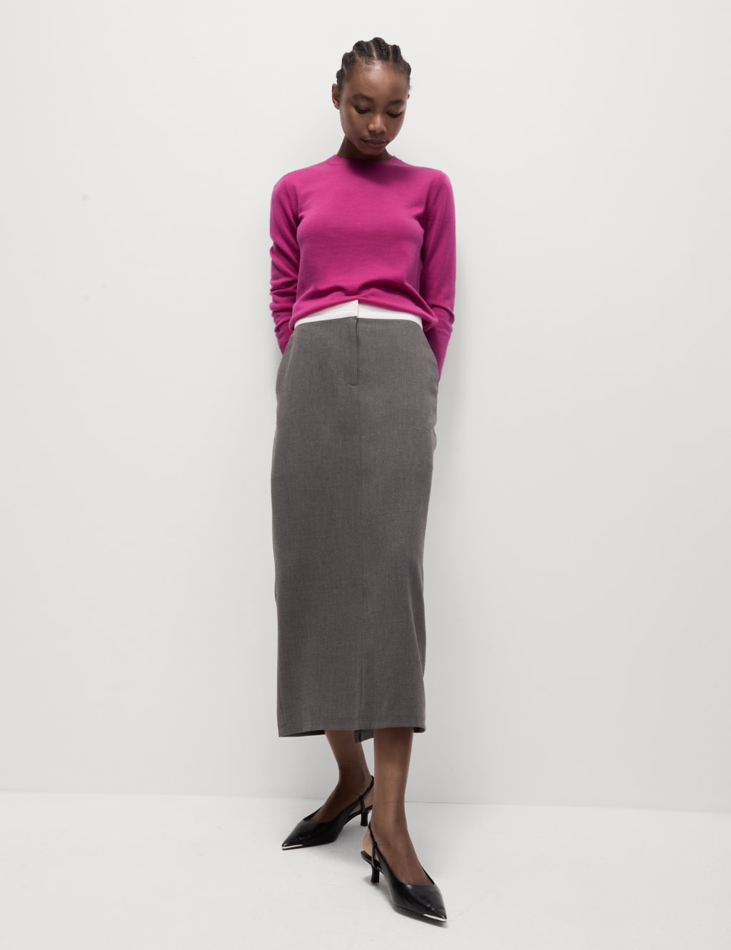 Marks and spencer women's merino wool jumpers on sale
