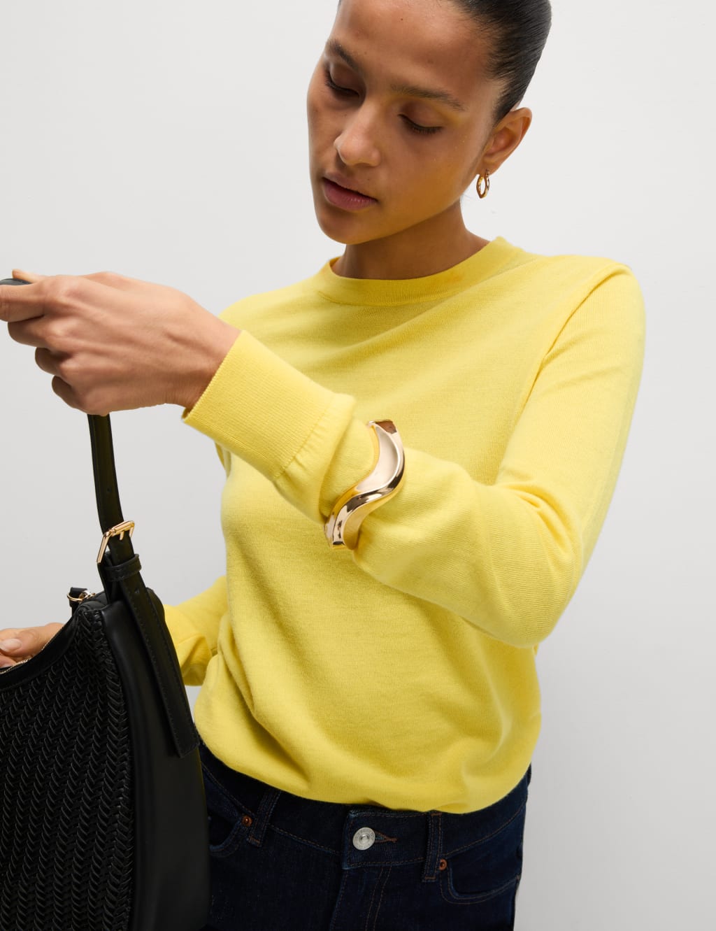 Pure Merino Wool Crew Neck Jumper
