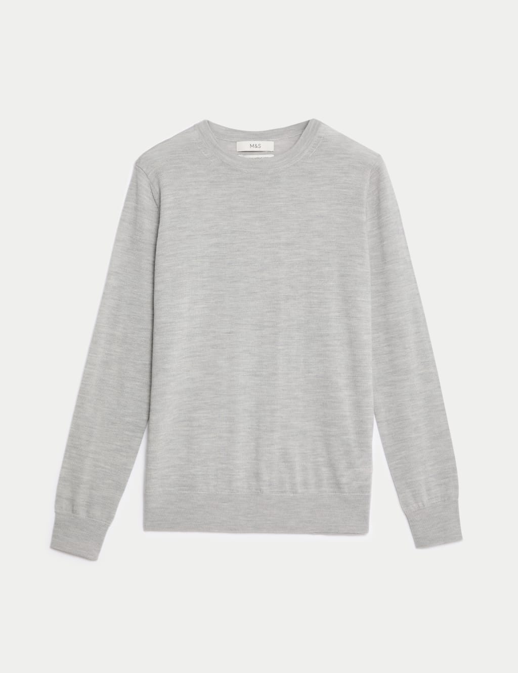 Pure Merino Wool Crew Neck Jumper