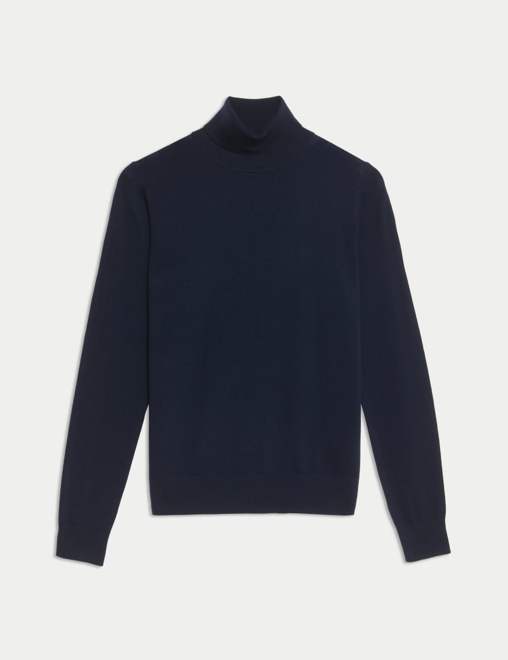 Pure Merino Wool Roll Neck Jumper