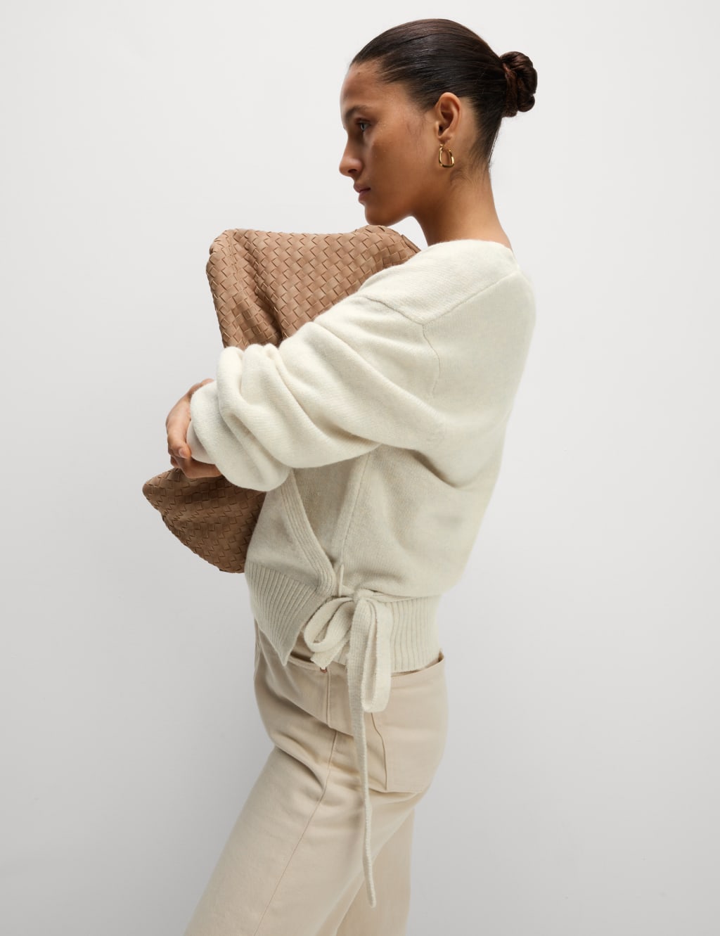 V-Neck Relaxed Cardigan