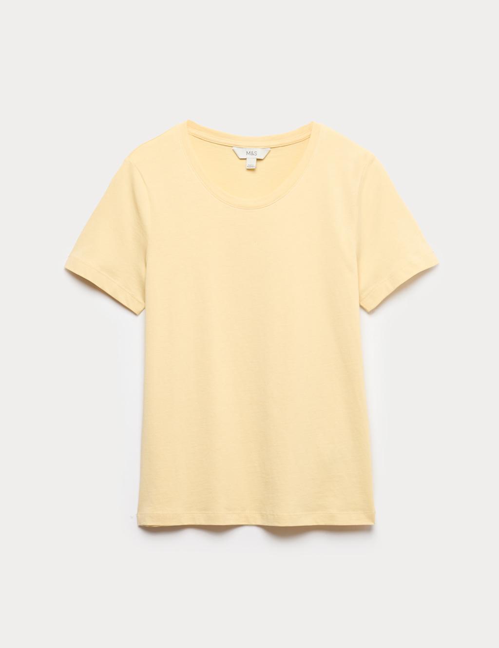 M&S Pure Cotton T-Shirt Yellow