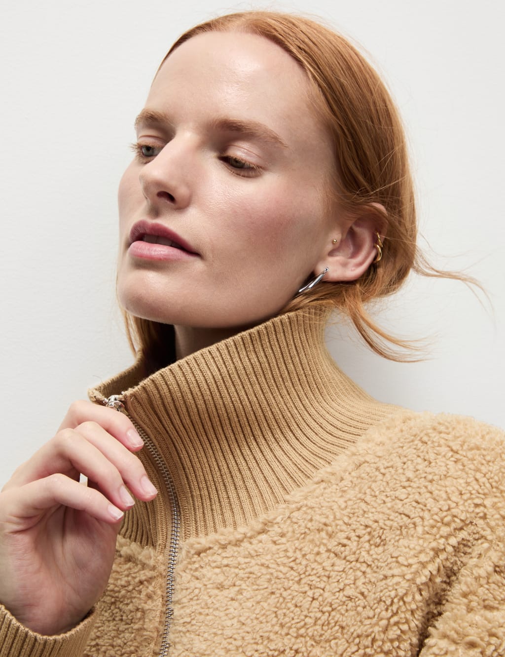 Plus Size Funnel Neck Clothing at M S