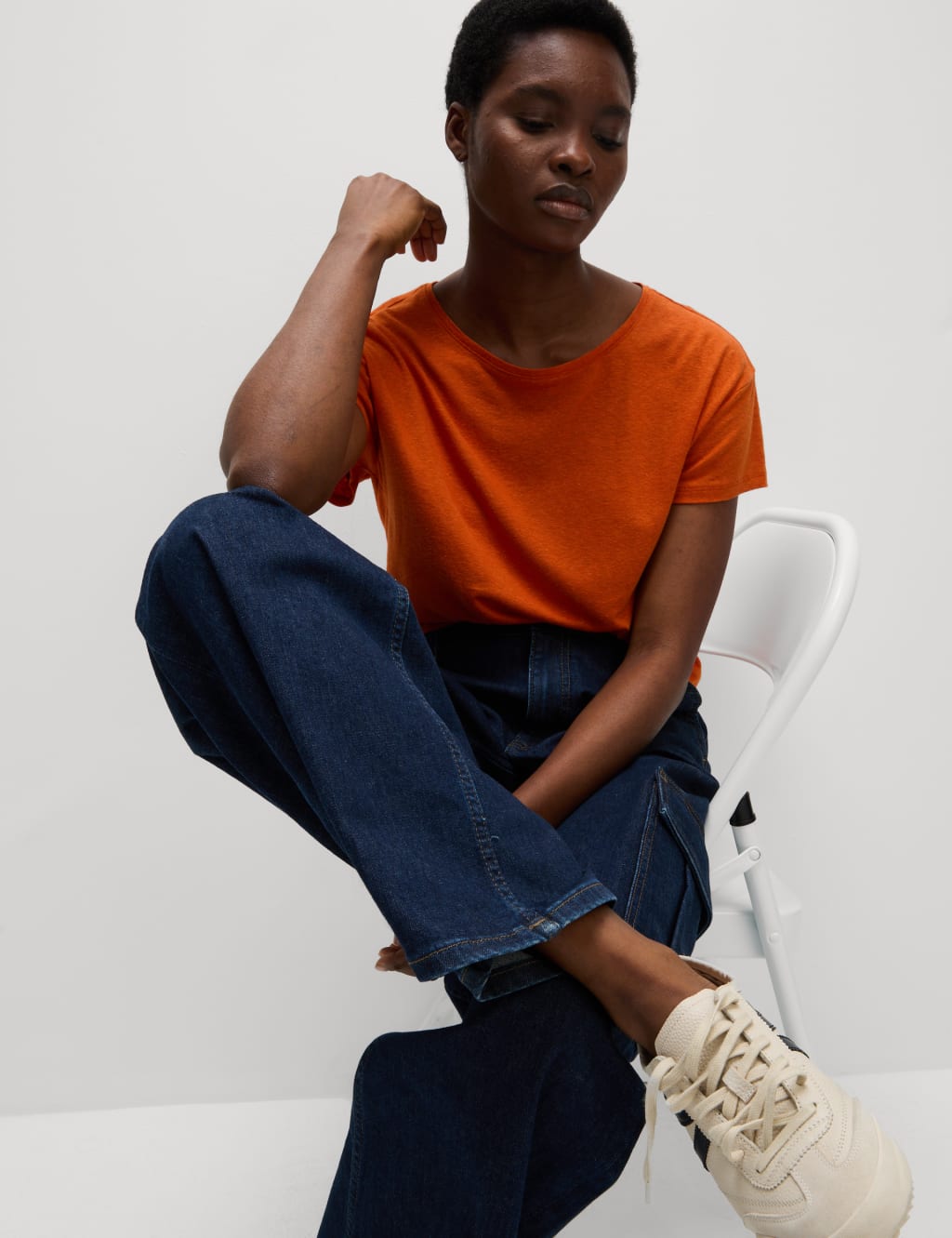 Linen Blend T-Shirt