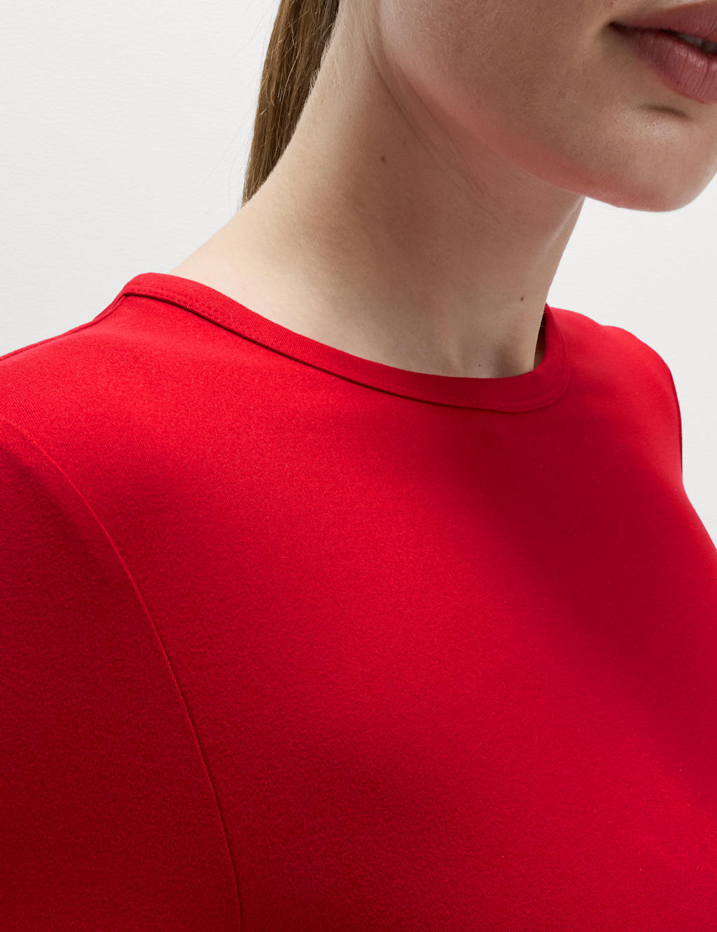 M&S Second Skin Long Sleeve Top Rouge