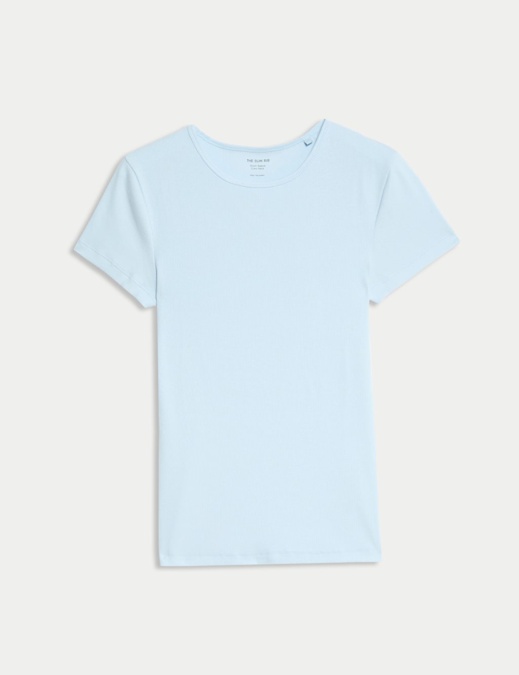 Cotton Rich Ribbed Slim Fit T-Shirt