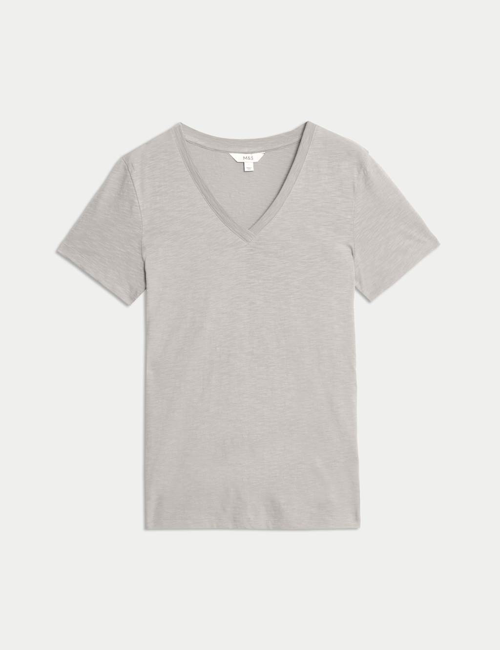 Pure Cotton V-Neck T-Shirt
