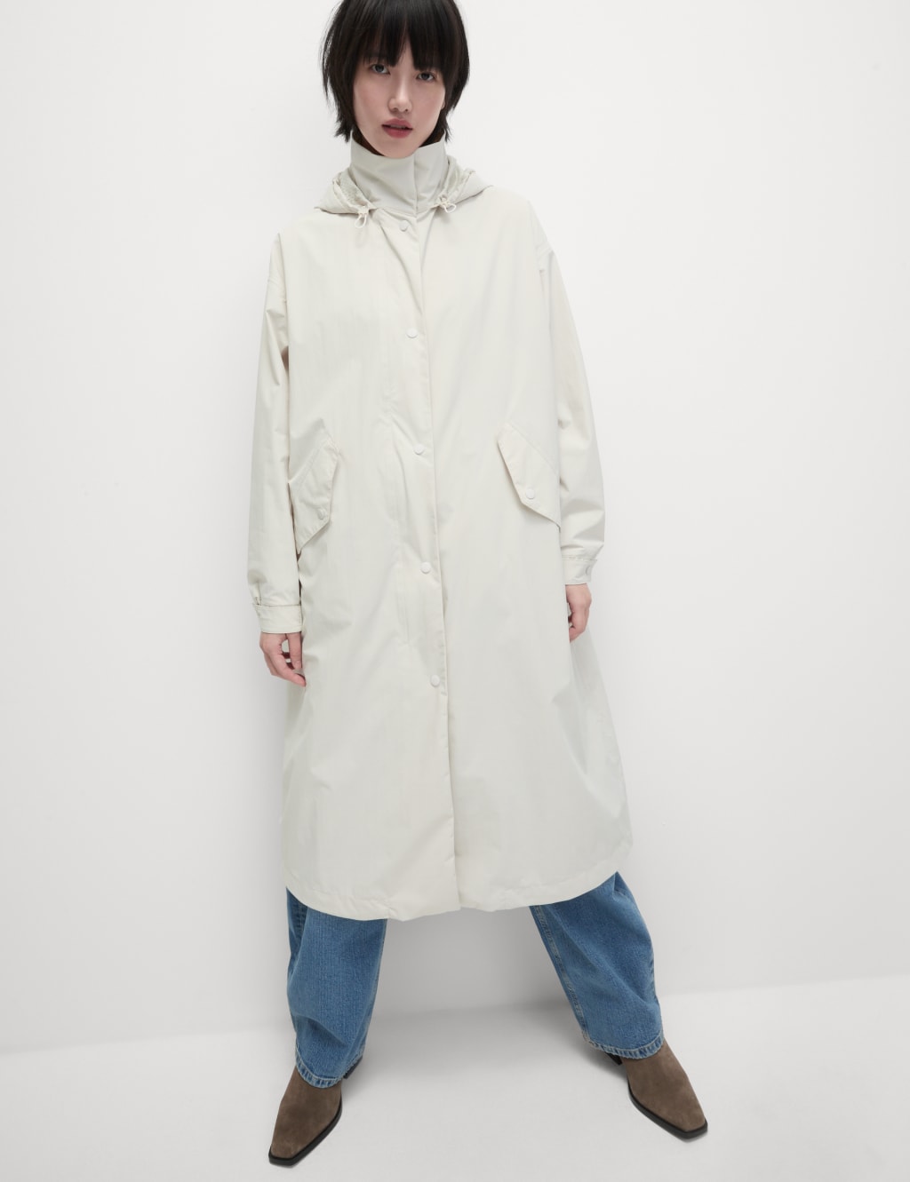 Waterproof Oversized  Longline Parka Coat