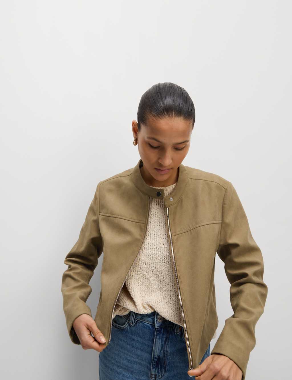 Suedette Moto Jacket