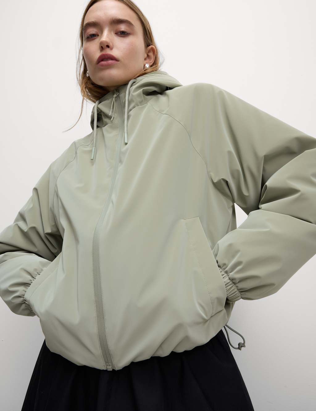 Rubber Stormwear™ Padded Short Rain Jacket