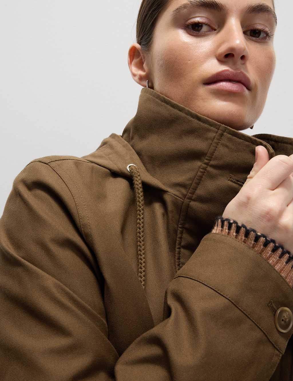 Cotton Rich Canvas Stormwear™ Hooded Parka