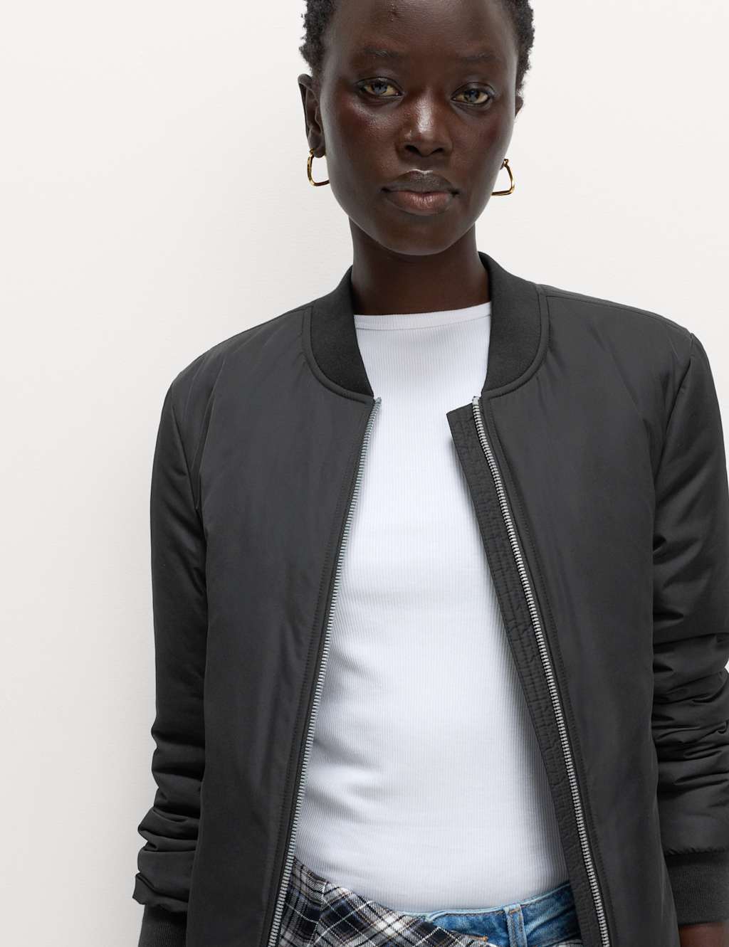 M&S Stormwear Padded Jacket Black