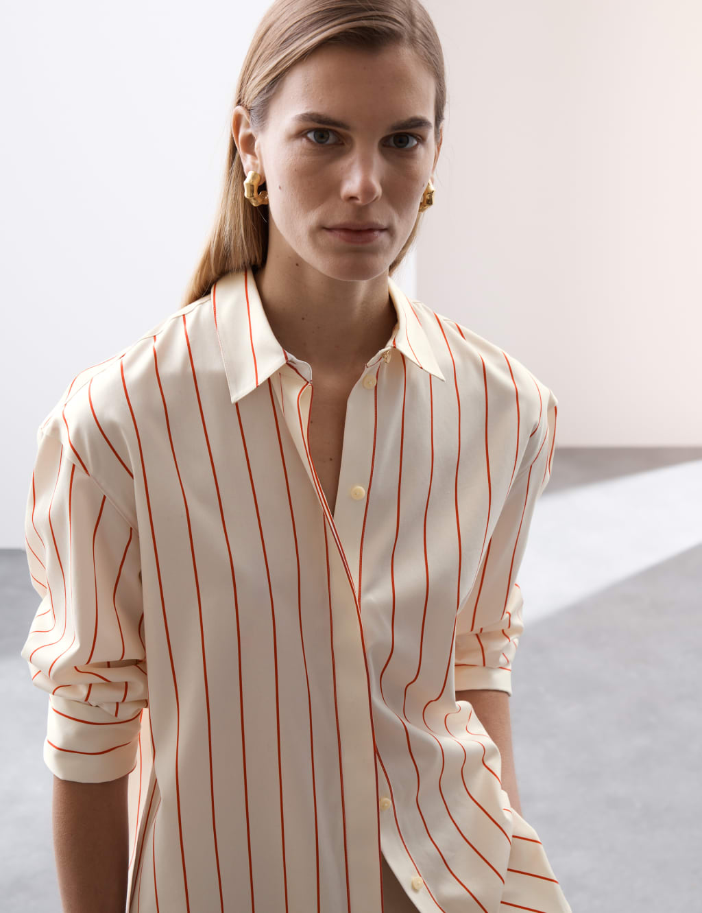 Pure Cotton Striped Shirt