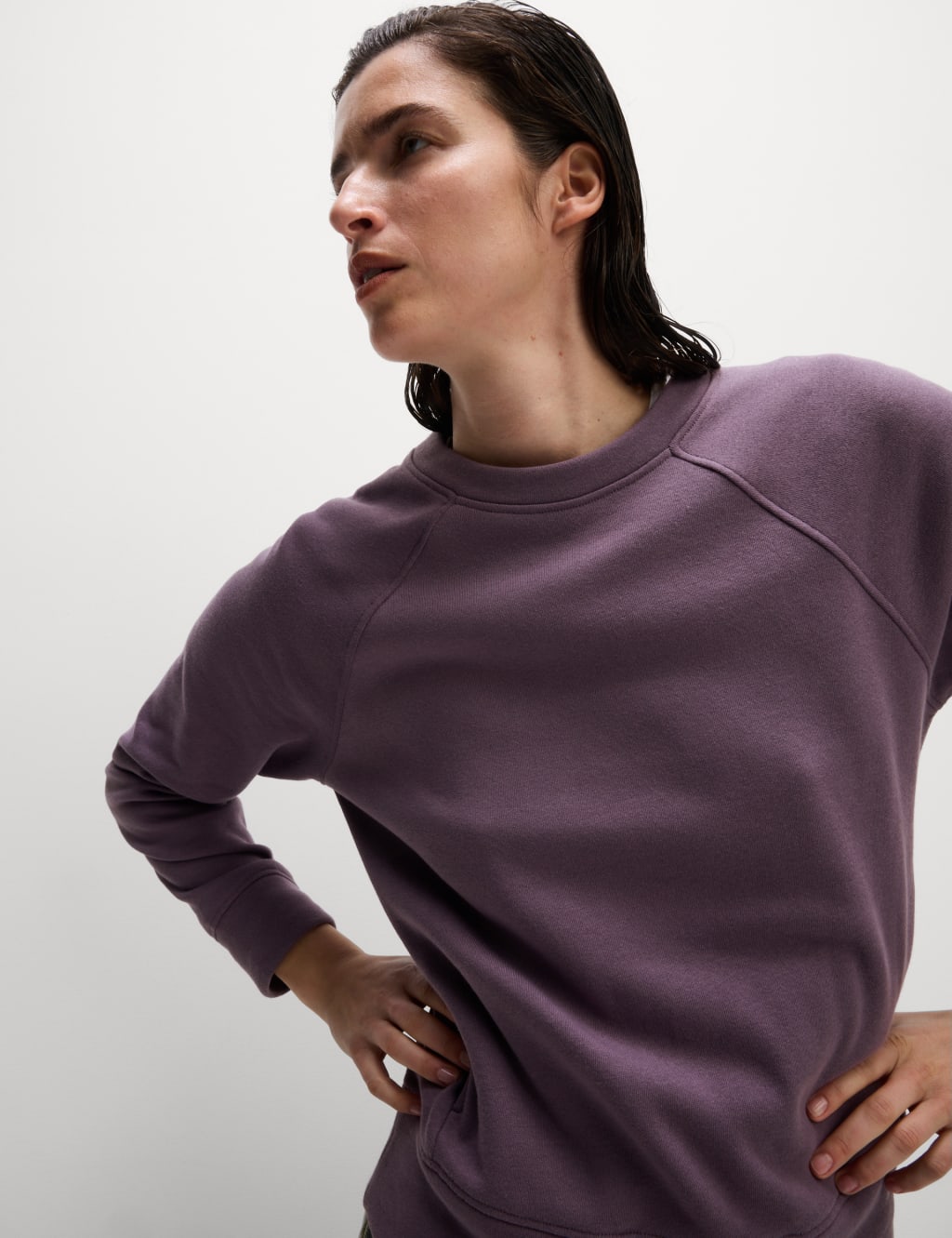 Cotton Rich Crew Neck Sweatshirt