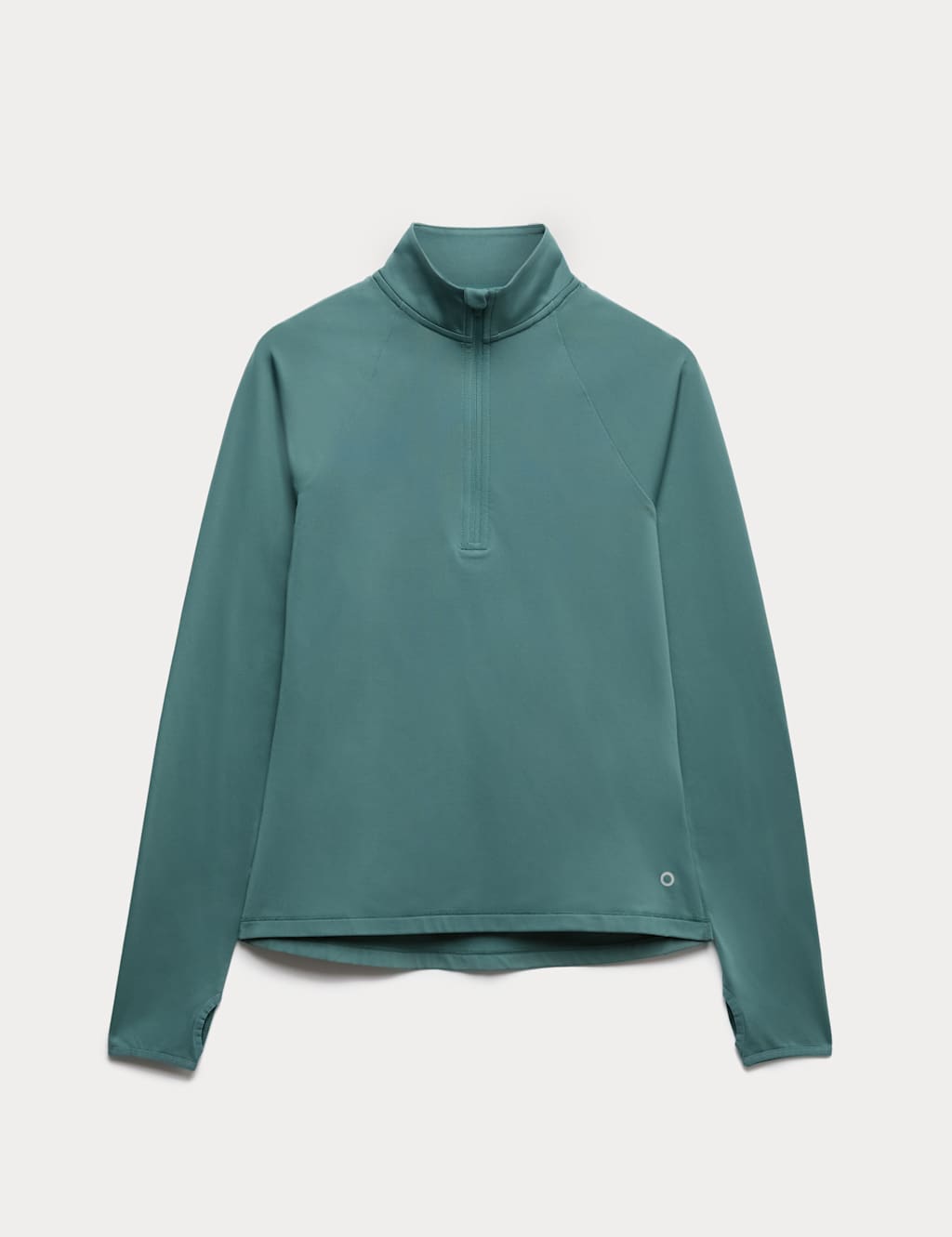 Goodmove Women's Ultraheat Funnel Neck Running Top - 10 - Smokey Green