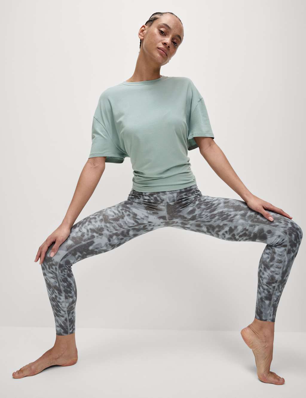 Modal Blend Lightweight Tie Back T-Shirt