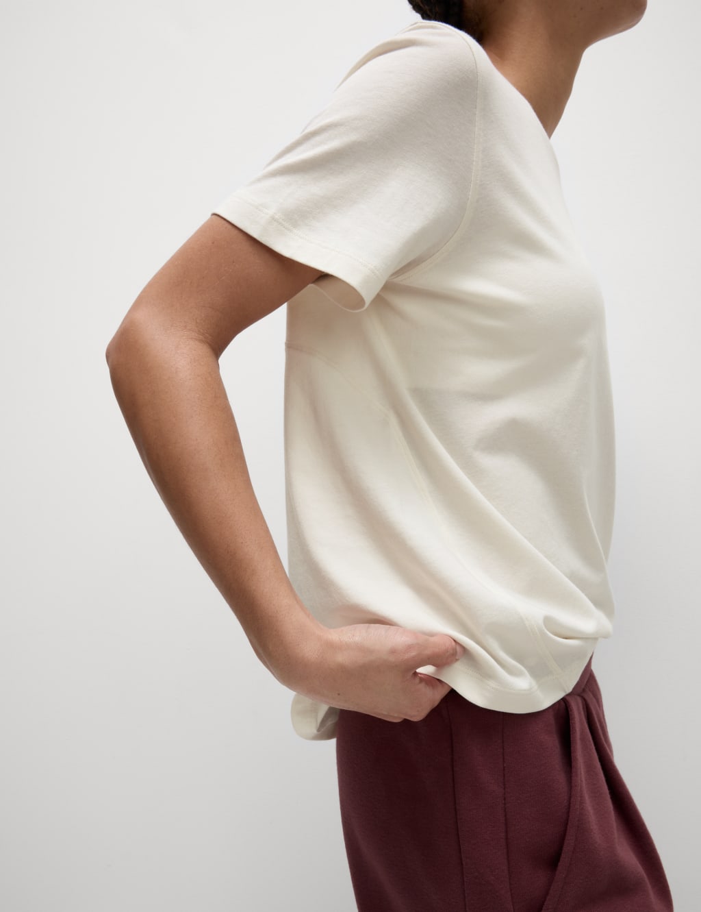 Cotton Rich Crew Neck Relaxed T-Shirt