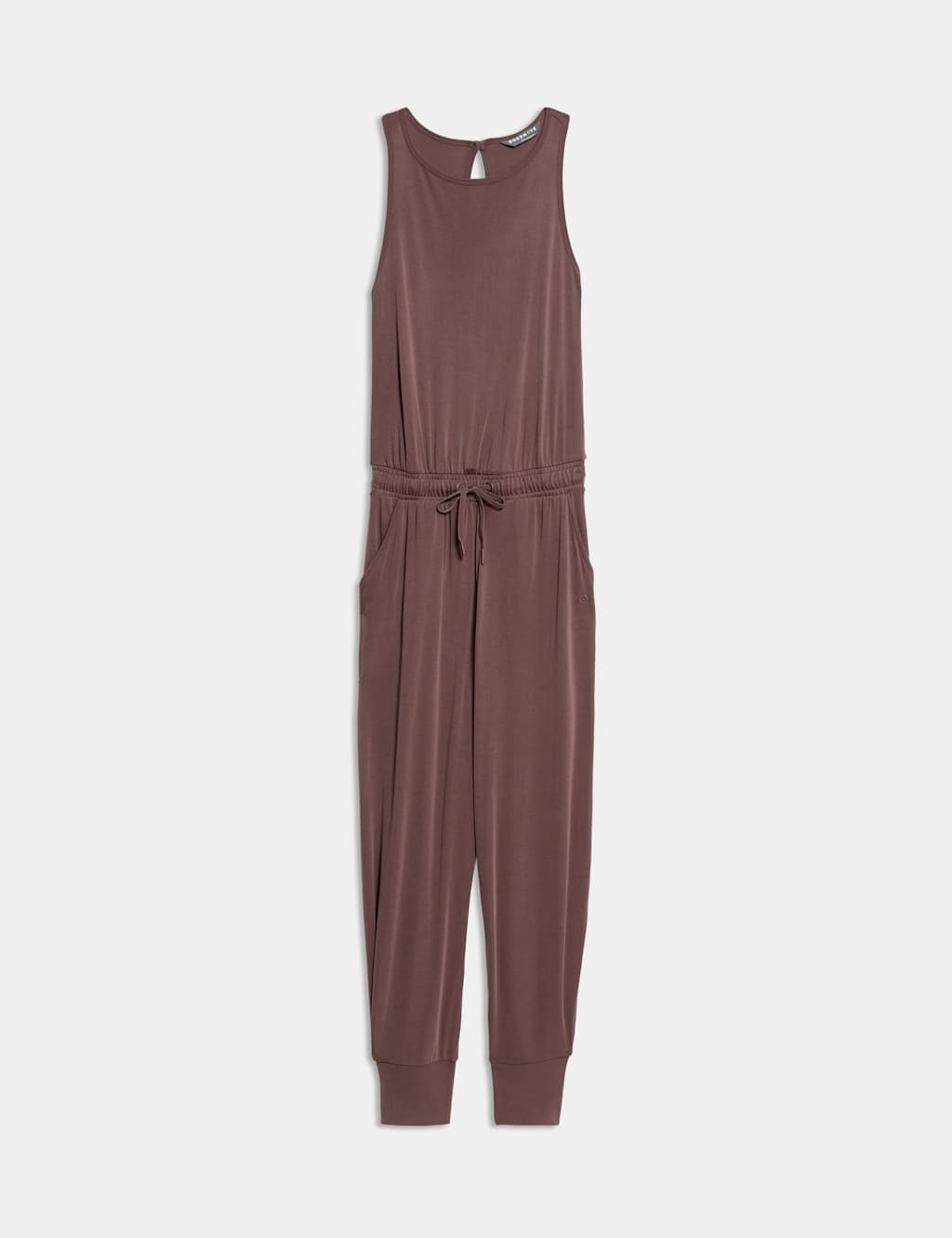 Modal Rich Ribbed Relaxed Jumpsuit