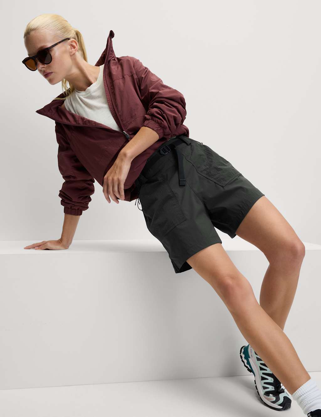 Stormwear™ High Waisted Walking Shorts