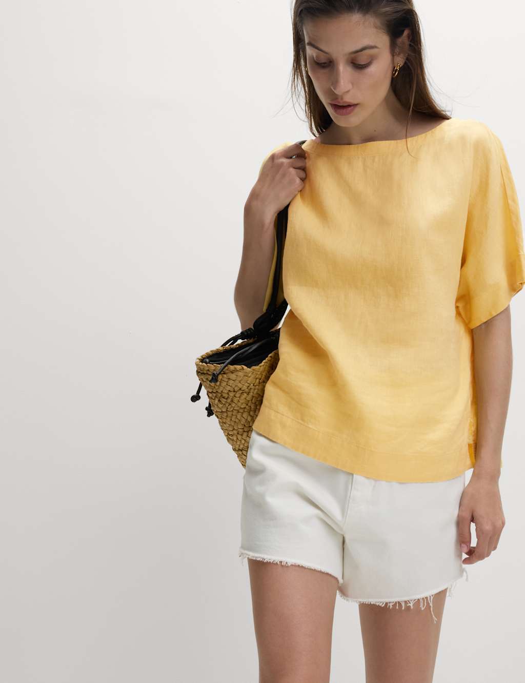 Pure Linen Relaxed T-Shirt
