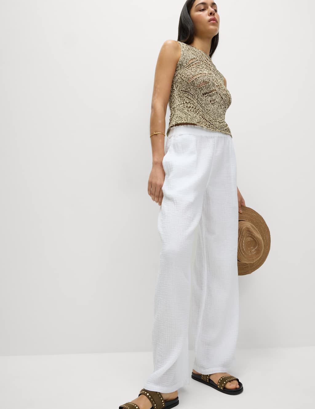 Women s White Trousers at M S