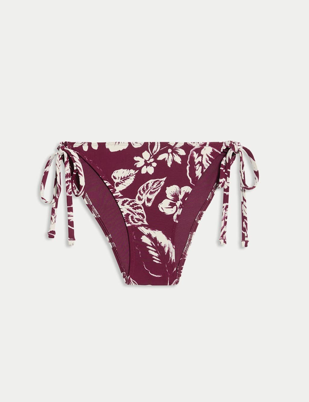 Printed Tie Side Bikini Bottoms