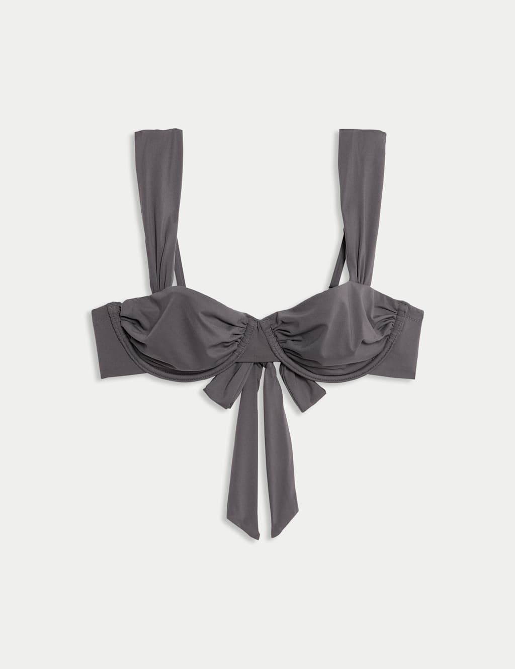 M&S Underwired Bikini Top Dark Grey