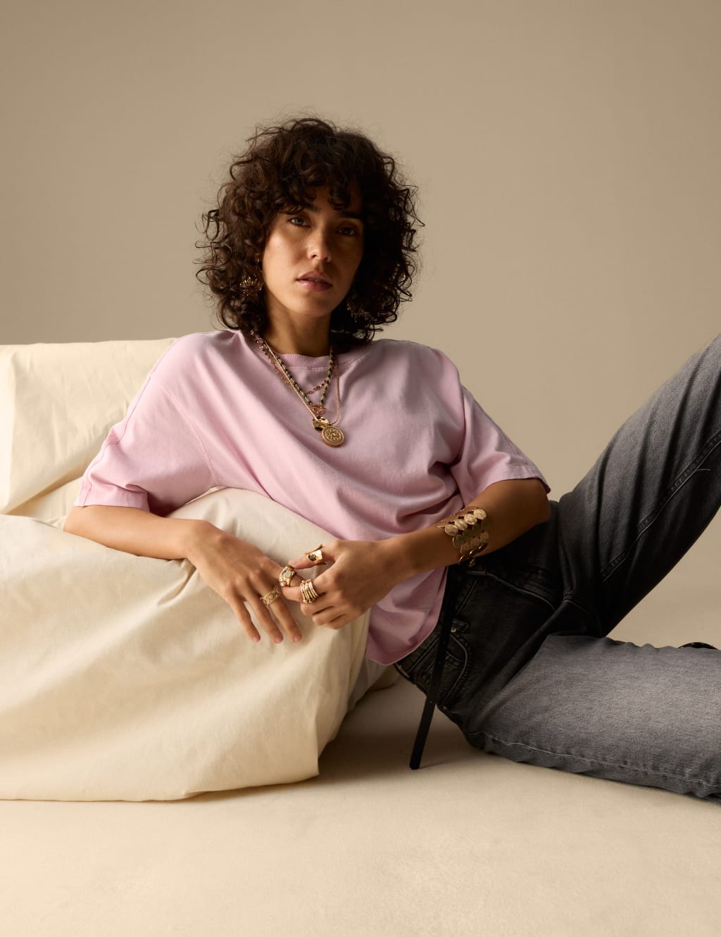 Pure Cotton Short Sleeve Boxy T-Shirt