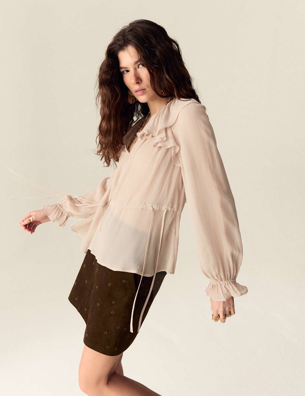 Tie Neck Blouse