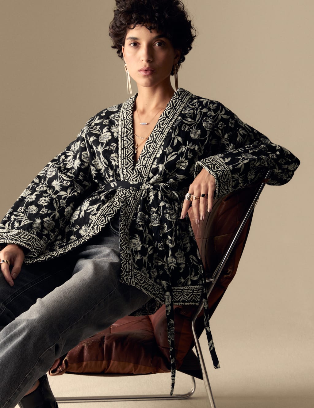 Floral coats and jackets outlet